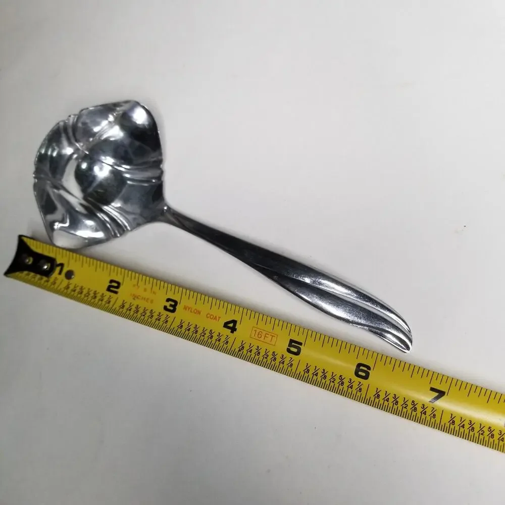 Amere Gravy Ladle Vintage Stainless Flatware Japan Retired Aef4 Swirl Glossy 6